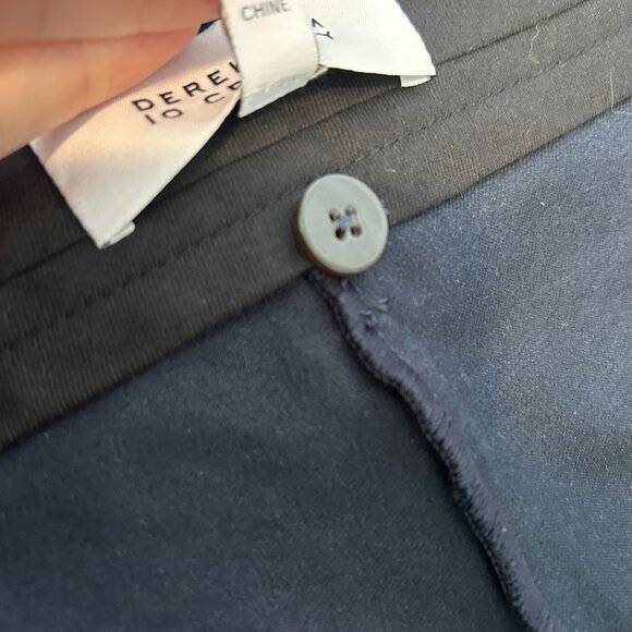 Derek Lam 10 Crosby Robertson Flare Trousers Dark Blue Womens Size 8 Nautical - Picture 8 of 10